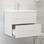 vidaXL Dulap de chiuvetă, alb, 60x38,5x48 cm, PAL vidaXL Dulap de chiuvetă, alb, 60x38,5x48 cm, PAL