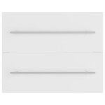 vidaXL Dulap de chiuvetă, alb, 60x38,5x48 cm, PAL vidaXL Dulap de chiuvetă, alb, 60x38,5x48 cm, PAL