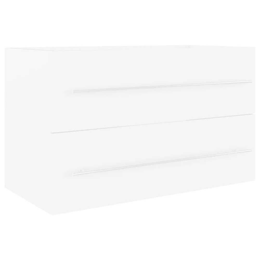 vidaXL Dulap de chiuvetă, alb, 80x38,5x48 cm, PAL
