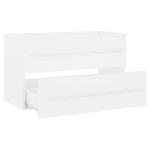 vidaXL Dulap de chiuvetă, alb, 80x38,5x48 cm, PAL vidaXL Dulap de chiuvetă, alb, 80x38,5x48 cm, PAL
