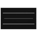 vidaXL Dulap de chiuvetă, negru, 80x38,5x48 cm, PAL