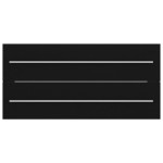 vidaXL Dulap de chiuvetă, negru, 100x38,5x48 cm, lemn prelucrat