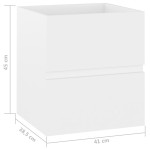 vidaXL Dulap de chiuvetă, alb, 41x38,5x45 cm, PAL vidaXL Dulap de chiuvetă, alb, 41x38,5x45 cm, PAL