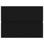 vidaXL Mască de chiuvetă, negru, 60 x 38,5 x 45 cm, PAL vidaXL Mască de chiuvetă, negru, 60 x 38,5 x 45 cm, PAL