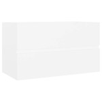 vidaXL Dulap de chiuvetă, alb, 80x38,5x45 cm, PAL vidaXL Dulap de chiuvetă, alb, 80x38,5x45 cm, PAL