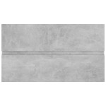 vidaXL Dulap de chiuvetă, gri beton, 80x38,5x45 cm, PAL vidaXL Dulap de chiuvetă, gri beton, 80x38,5x45 cm, PAL