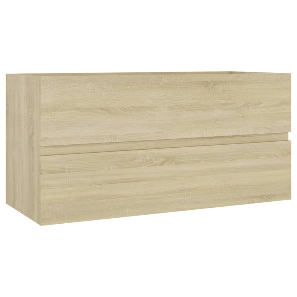 vidaXL Dulap de chiuvetă, stejar sonoma, 90x38,5x45 cm, PAL