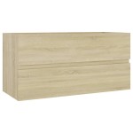 vidaXL Dulap de chiuvetă, stejar sonoma, 90x38,5x45 cm, PAL vidaXL Dulap de chiuvetă, stejar sonoma, 90x38,5x45 cm, PAL