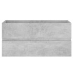 vidaXL Dulap de chiuvetă, gri beton, 90x38,5x45 cm, lemn prelucrat
