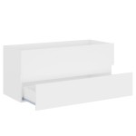 vidaXL Dulap de chiuvetă, alb, 100x38,5x45 cm, PAL vidaXL Dulap de chiuvetă, alb, 100x38,5x45 cm, PAL