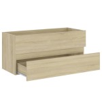 vidaXL Dulap de chiuvetă, stejar sonoma, 100x38,5x45 cm, PAL vidaXL Dulap de chiuvetă, stejar sonoma, 100x38,5x45 cm, PAL