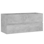 vidaXL Dulap de chiuvetă, gri beton, 100x38,5x45 cm, PAL vidaXL Dulap de chiuvetă, gri beton, 100x38,5x45 cm, PAL