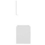 vidaXL Set mobilier de baie, 2 piese, alb, PAL vidaXL Set mobilier de baie, 2 piese, alb, PAL