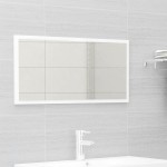 vidaXL Set mobilier de baie, 2 piese, alb, PAL vidaXL Set mobilier de baie, 2 piese, alb, PAL