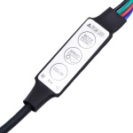 vidaXL Oglindă de baie cu LED, alb, 60x8,5x37 cm, acril