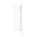 vidaXL Dulap de baie cu oglindă și LED, alb, 100x12x45 cm, acril vidaXL Dulap de baie cu oglindă și LED, alb, 100x12x45 cm, acril