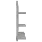 vidaXL Oglindă de baie, gri beton, 60x10,5x45 cm, PAL