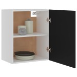 vidaXL Dulapuri suspendate “Lyon”, 2 buc., negru, 50x31x60 cm