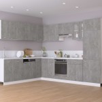 vidaXL Dulapuri suspendate “Lyon”, 2 buc., gri beton, 50x31x60 cm, PAL