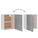 vidaXL Dulapuri suspendate “Lyon”, 2 buc., gri beton, 50x31x60 cm, PAL