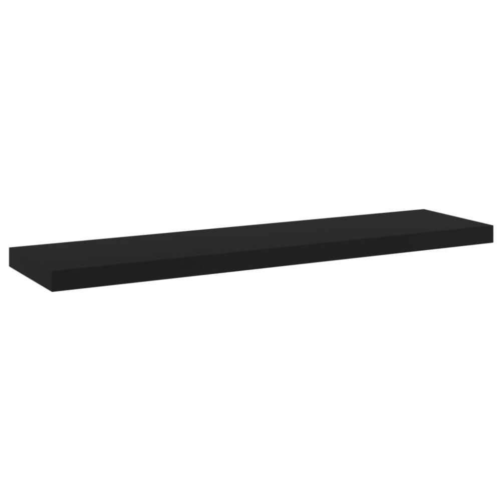 vidaXL Plăci bibliotecă, 4 buc., negru, 40 x 10 x 1,5 cm, PAL