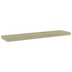 vidaXL Plăci bibliotecă, 4 buc, stejar sonoma, 40 x 10 x 1,5 cm, PAL