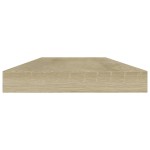 vidaXL Plăci bibliotecă, 4 buc, stejar sonoma, 40 x 10 x 1,5 cm, PAL