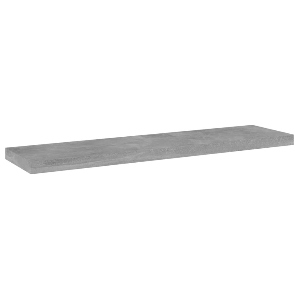 vidaXL Plăci bibliotecă, gri beton, 4 buc, 40 x 10 x 1,5 cm, PAL
