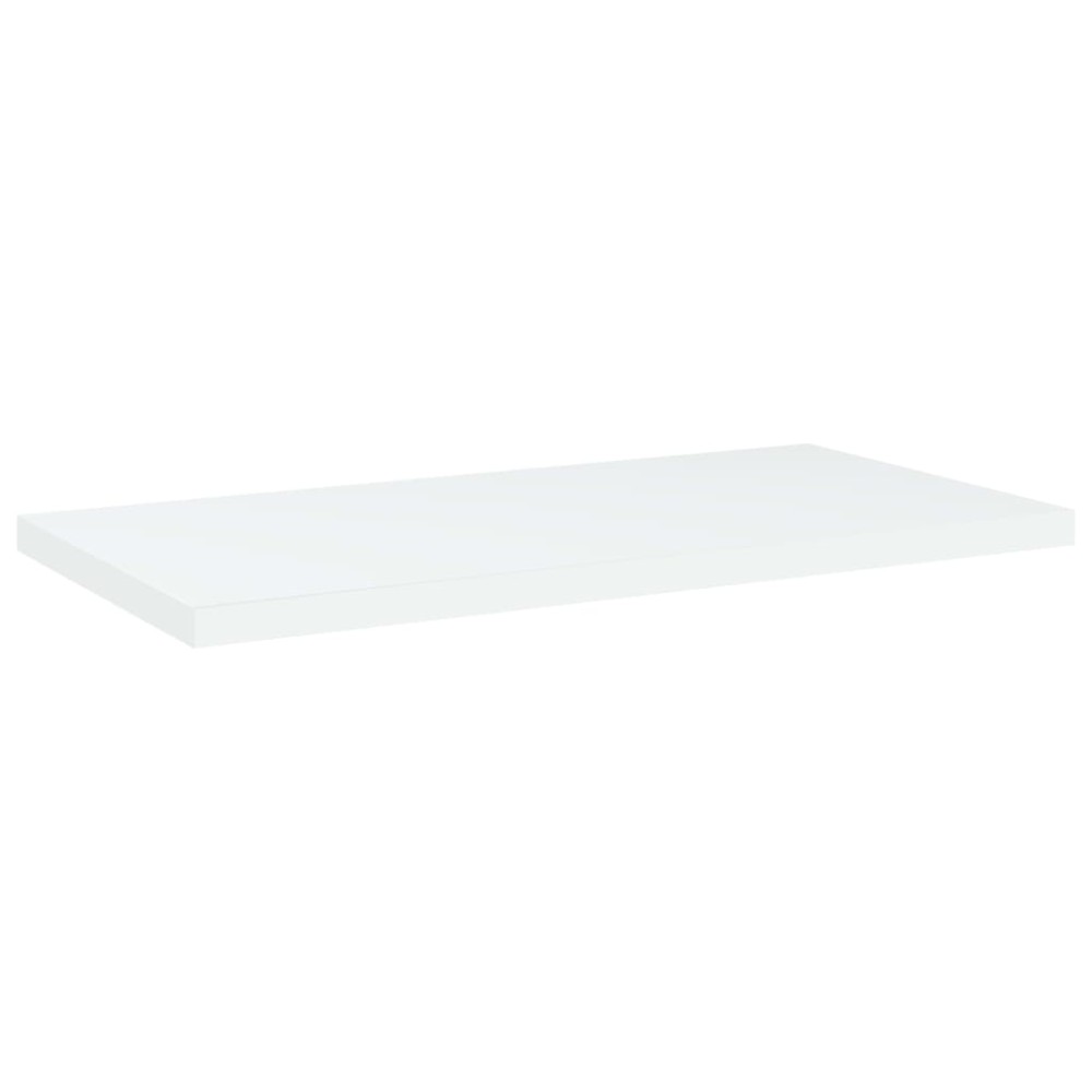 vidaXL Plăci bibliotecă, 4 buc., alb, 40 x 20 x 1,5 cm, PAL