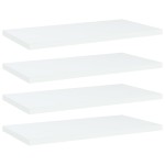 vidaXL Plăci bibliotecă, 4 buc., alb, 40 x 20 x 1,5 cm, PAL vidaXL Plăci bibliotecă, 4 buc., alb, 40 x 20 x 1,5 cm, PAL