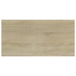 vidaXL Plăci bibliotecă, 4 buc, stejar sonoma, 40 x 20 x 1,5 cm, PAL
