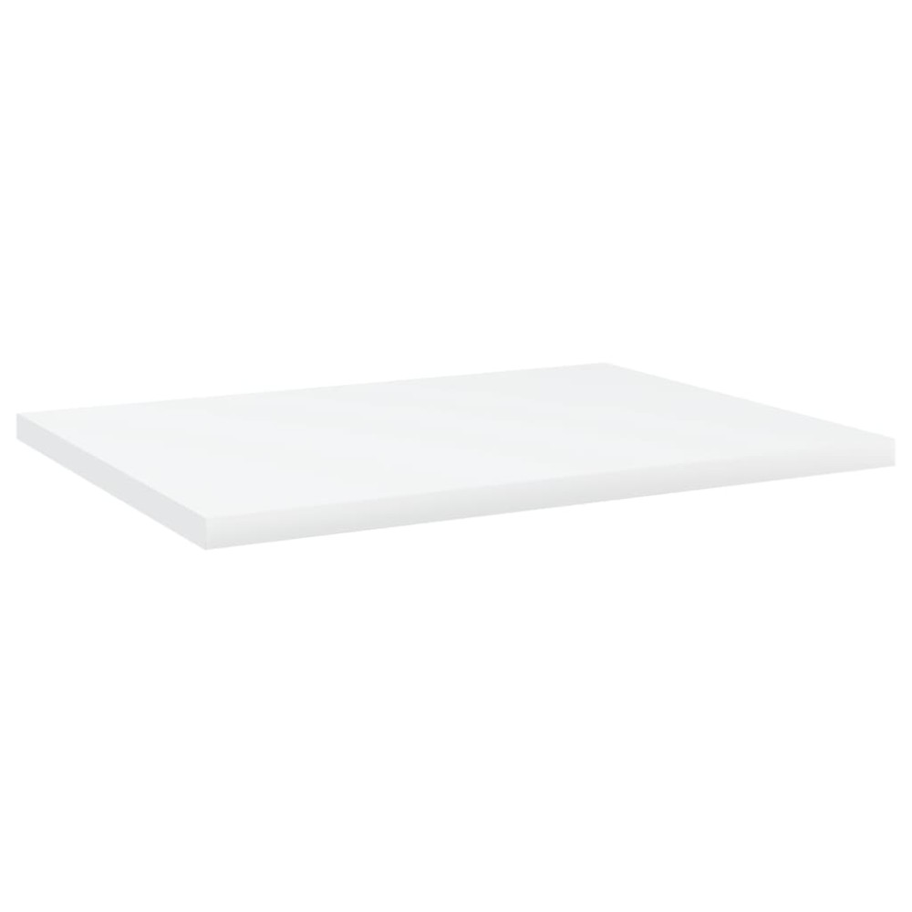 vidaXL Plăci bibliotecă, 4 buc., alb, 40 x 30 x 1,5 cm, PAL