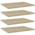 vidaXL Plăci bibliotecă, 4 buc, stejar sonoma, 40 x 30 x 1,5 cm, PAL vidaXL Plăci bibliotecă, 4 buc, stejar sonoma, 40 x 30 x 1,5 cm, PAL