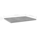 vidaXL Plăci bibliotecă, gri beton, 4 buc, 40 x 30 x 1,5 cm, PAL vidaXL Plăci bibliotecă, gri beton, 4 buc, 40 x 30 x 1,5 cm, PAL