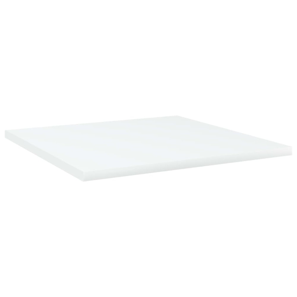 vidaXL Plăci bibliotecă, 4 buc., alb, 40 x 40 x 1,5 cm, PAL
