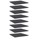 vidaXL Plăci bibliotecă, 8 buc., gri, 40 x 40 x 1,5 cm, PAL vidaXL Plăci bibliotecă, 8 buc., gri, 40 x 40 x 1,5 cm, PAL