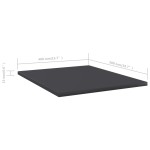 vidaXL Plăci bibliotecă, 8 buc., gri, 40 x 50 x 1,5 cm, PAL vidaXL Plăci bibliotecă, 8 buc., gri, 40 x 50 x 1,5 cm, PAL