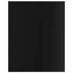 vidaXL Plăci bibliotecă, 8 buc. negru extralucios 40 x 50 x 1,5 cm PAL vidaXL Plăci bibliotecă, 8 buc. negru extralucios 40 x 50 x 1,5 cm PAL
