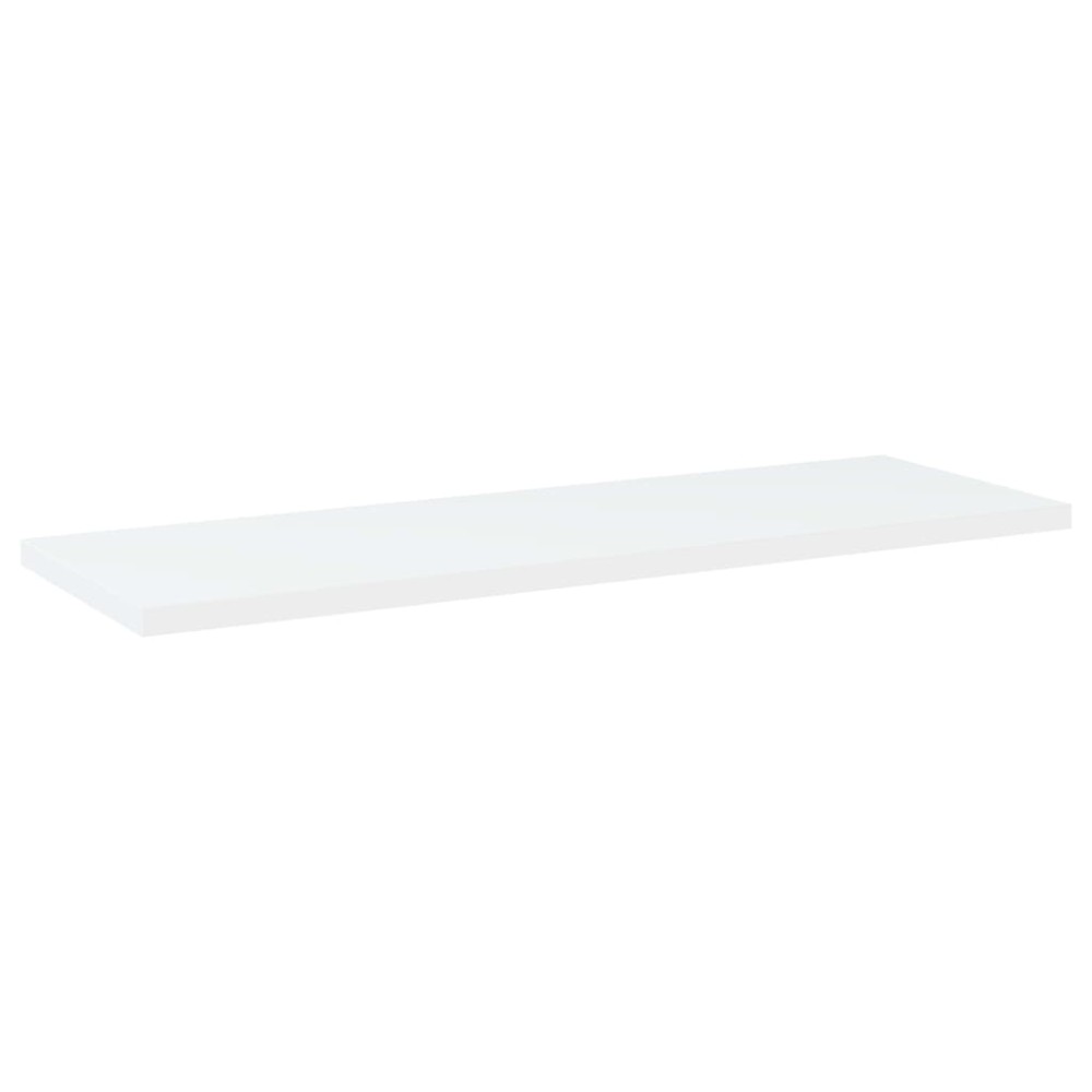 vidaXL Plăci bibliotecă, 4 buc., alb, 60 x 20 x 1,5 cm, PAL