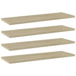 vidaXL Plăci bibliotecă, stejar sonoma, 4 buc, 60 x 20 x 1,5 cm, PAL vidaXL Plăci bibliotecă, stejar sonoma, 4 buc, 60 x 20 x 1,5 cm, PAL