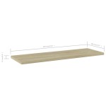 vidaXL Plăci bibliotecă, stejar sonoma, 4 buc, 60 x 20 x 1,5 cm, PAL vidaXL Plăci bibliotecă, stejar sonoma, 4 buc, 60 x 20 x 1,5 cm, PAL