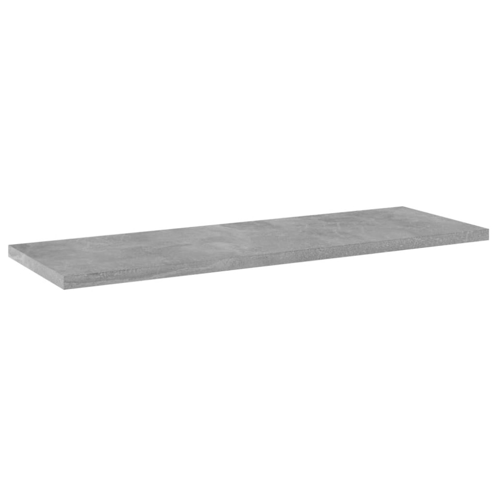 vidaXL Plăci bibliotecă, 4 buc., gri beton, 60 x 20 x 1,5 cm, PAL