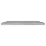 vidaXL Plăci bibliotecă, 4 buc., gri beton, 60 x 20 x 1,5 cm, PAL vidaXL Plăci bibliotecă, 4 buc., gri beton, 60 x 20 x 1,5 cm, PAL