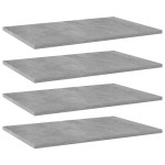 vidaXL Plăci bibliotecă, gri beton, 4 buc, 60 x 40 x 1,5 cm, PAL vidaXL Plăci bibliotecă, gri beton, 4 buc, 60 x 40 x 1,5 cm, PAL