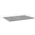 vidaXL Plăci bibliotecă, gri beton, 4 buc, 60 x 40 x 1,5 cm, PAL vidaXL Plăci bibliotecă, gri beton, 4 buc, 60 x 40 x 1,5 cm, PAL