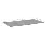 vidaXL Plăci bibliotecă, gri beton, 4 buc, 80 x 40 x 1,5 cm, PAL vidaXL Plăci bibliotecă, gri beton, 4 buc, 80 x 40 x 1,5 cm, PAL