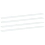 vidaXL Plăci bibliotecă, 4 buc., alb, 100 x 10 x 1,5 cm, PAL vidaXL Plăci bibliotecă, 4 buc., alb, 100 x 10 x 1,5 cm, PAL