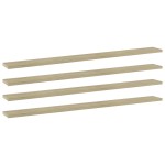 vidaXL Plăci bibliotecă, 4 buc., stejar sonoma, 100 x 10 x 1,5 cm, PAL vidaXL Plăci bibliotecă, 4 buc., stejar sonoma, 100 x 10 x 1,5 cm, PAL