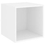 vidaXL Dulap de perete, alb, 37x37x37 cm, lemn prelucrat vidaXL Dulap de perete, alb, 37x37x37 cm, lemn prelucrat