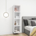vidaXL Dulap de perete, alb, 37x37x37 cm, lemn prelucrat vidaXL Dulap de perete, alb, 37x37x37 cm, lemn prelucrat